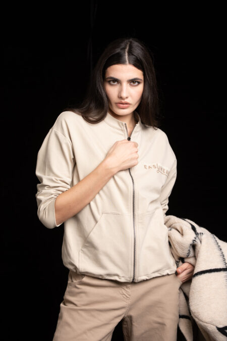 FELPA FULL ZIP C/STAMPA