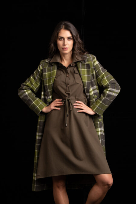 VESTITO A CAMICIA PUNTO MILANO