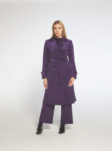 TRENCH VELLUTO W41205115