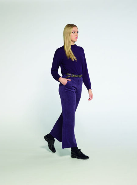PANT.DRITTO IN VELLUTO