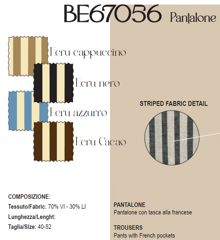 PANTALONE MOD. BE67056 - Image 2