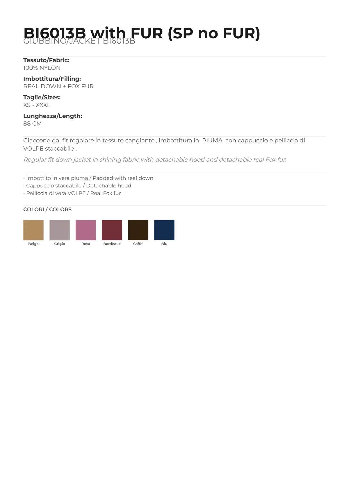 GIUBBINO/JACKET MOD. BI6013B - Image 5
