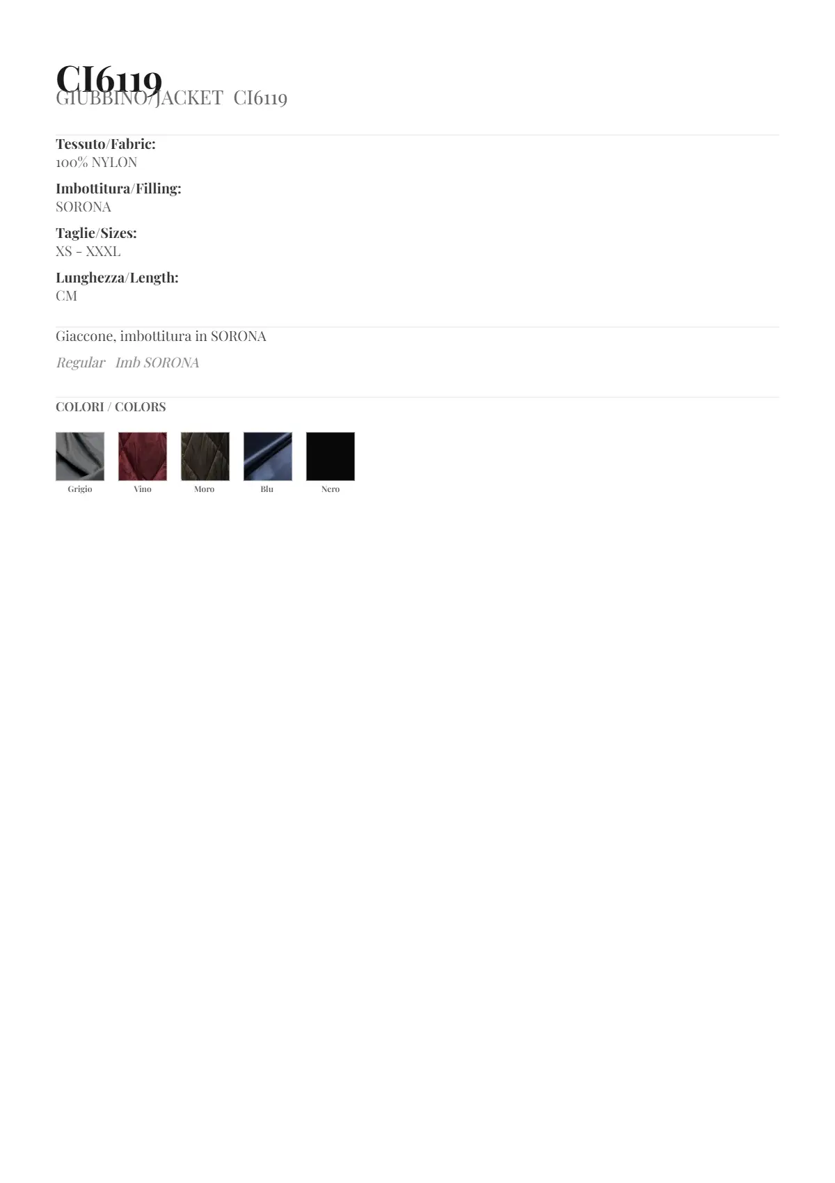 GIUBBINO/JACKET MOD. CI6119 - Image 3