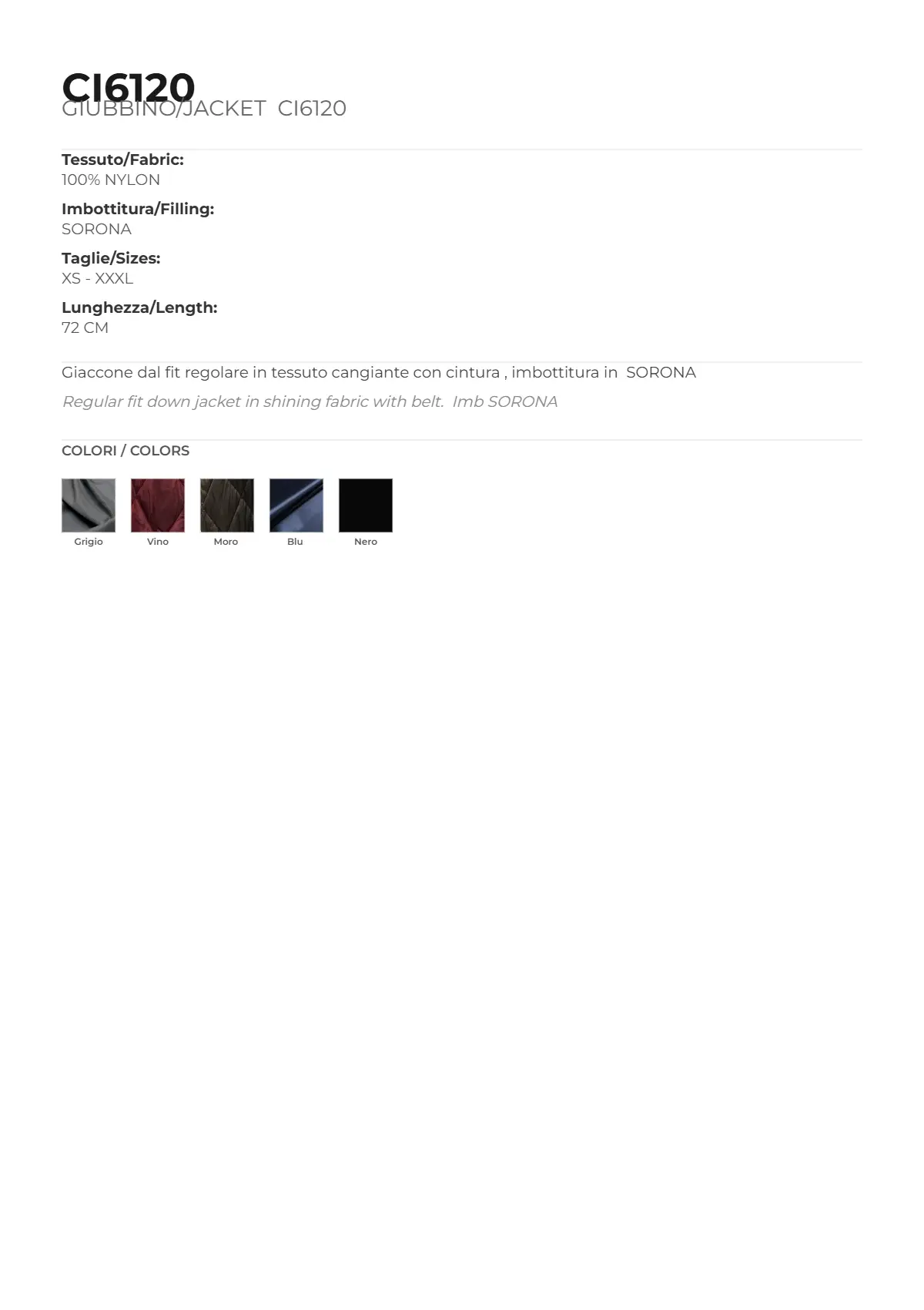 GIUBBINO/JACKET MOD. CI6120 - Image 2