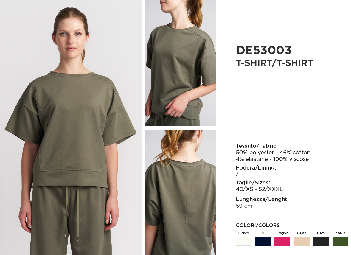 T-SHIRT MOD. DE53003CM - immagine 2
