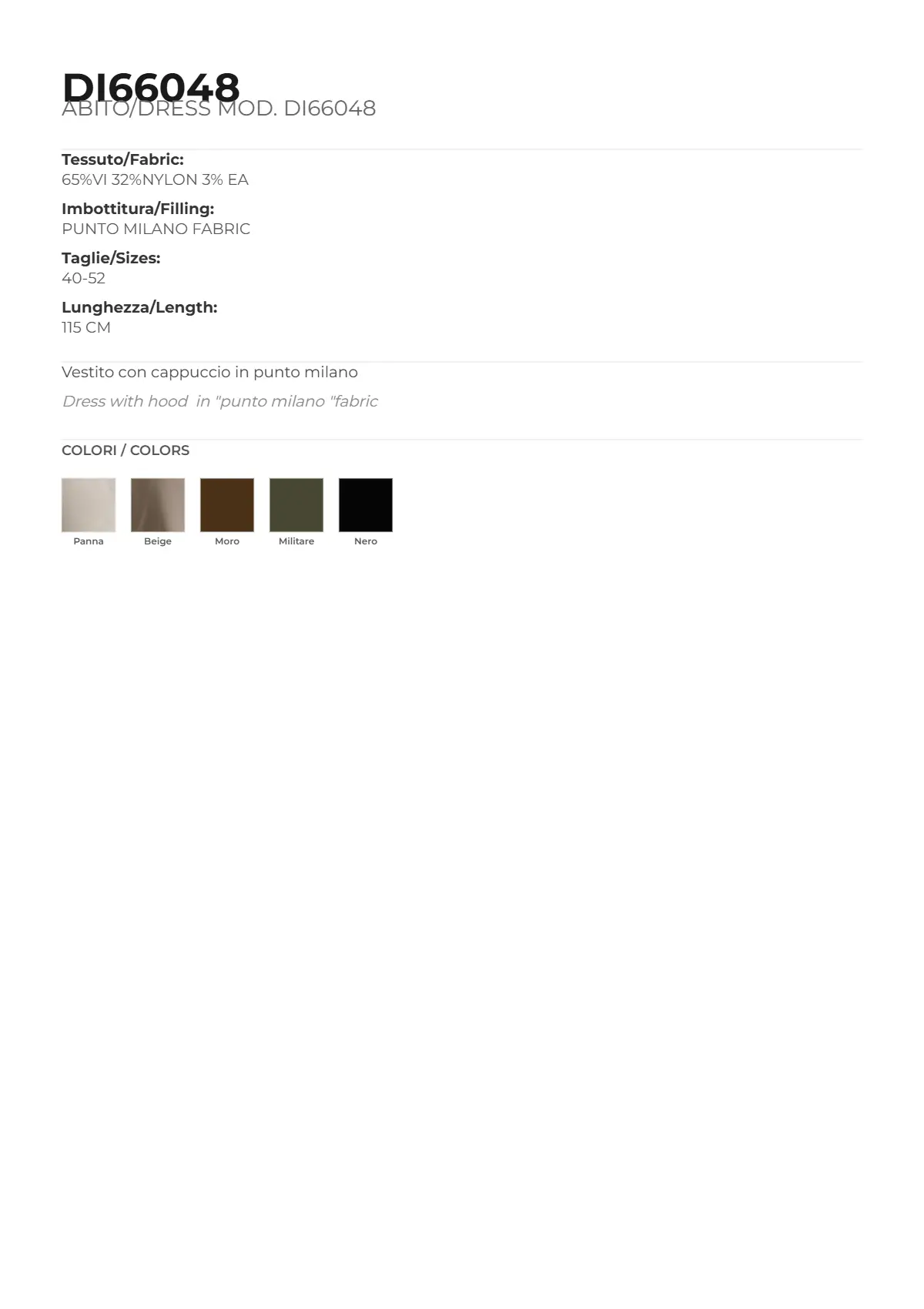 ABITO/DRESS MOD. DI66048 - immagine 4