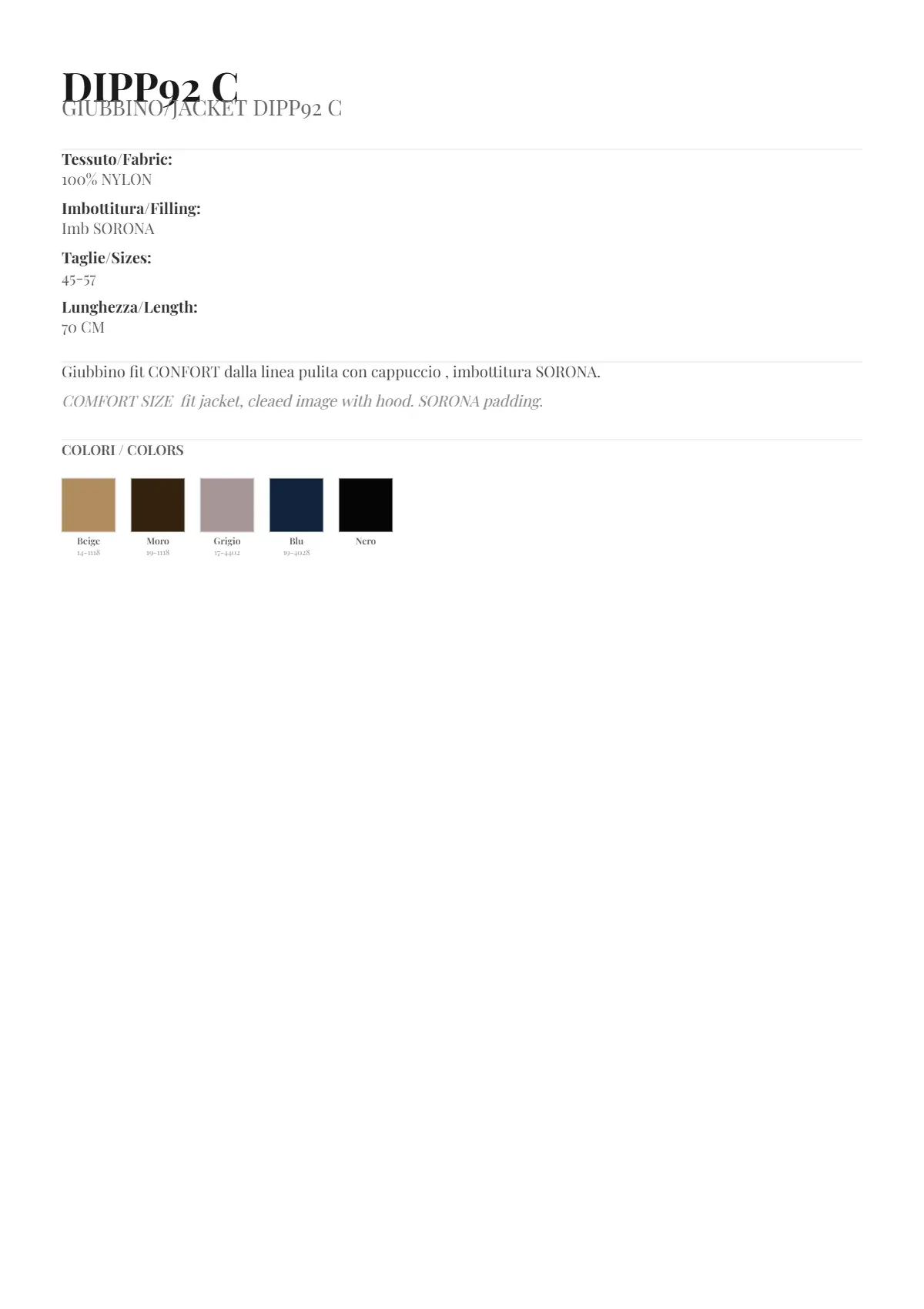 GIUBBINO/JACKET MOD. DIPP92/C - Image 4