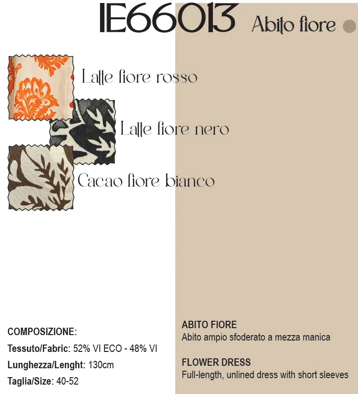 ABITO FIORE MOD. IE66013CM - Image 2