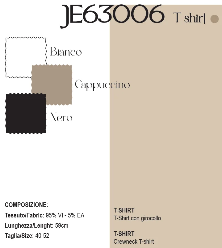T-SHIRT SAVANA MOD. JE63006CM - Image 2