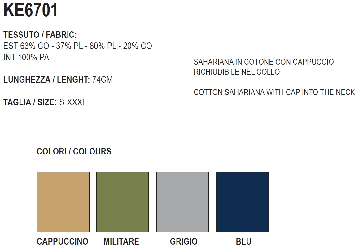 GIUBBINO/JAC MOD.KE6701CM - immagine 2