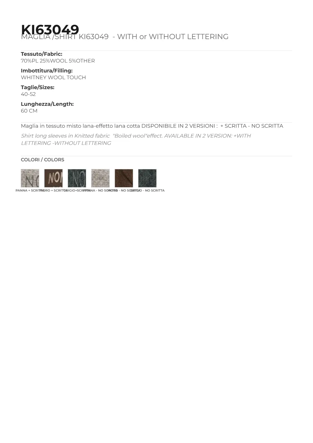 MAGLIA/SWEATER MOD.KI63049 - immagine 6
