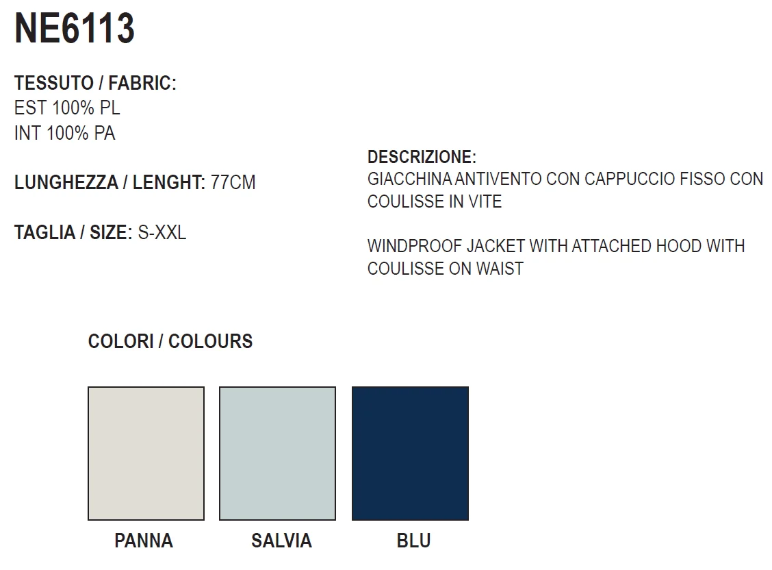 GIUBBINO/JAQ MOD. NE6113 - Image 2