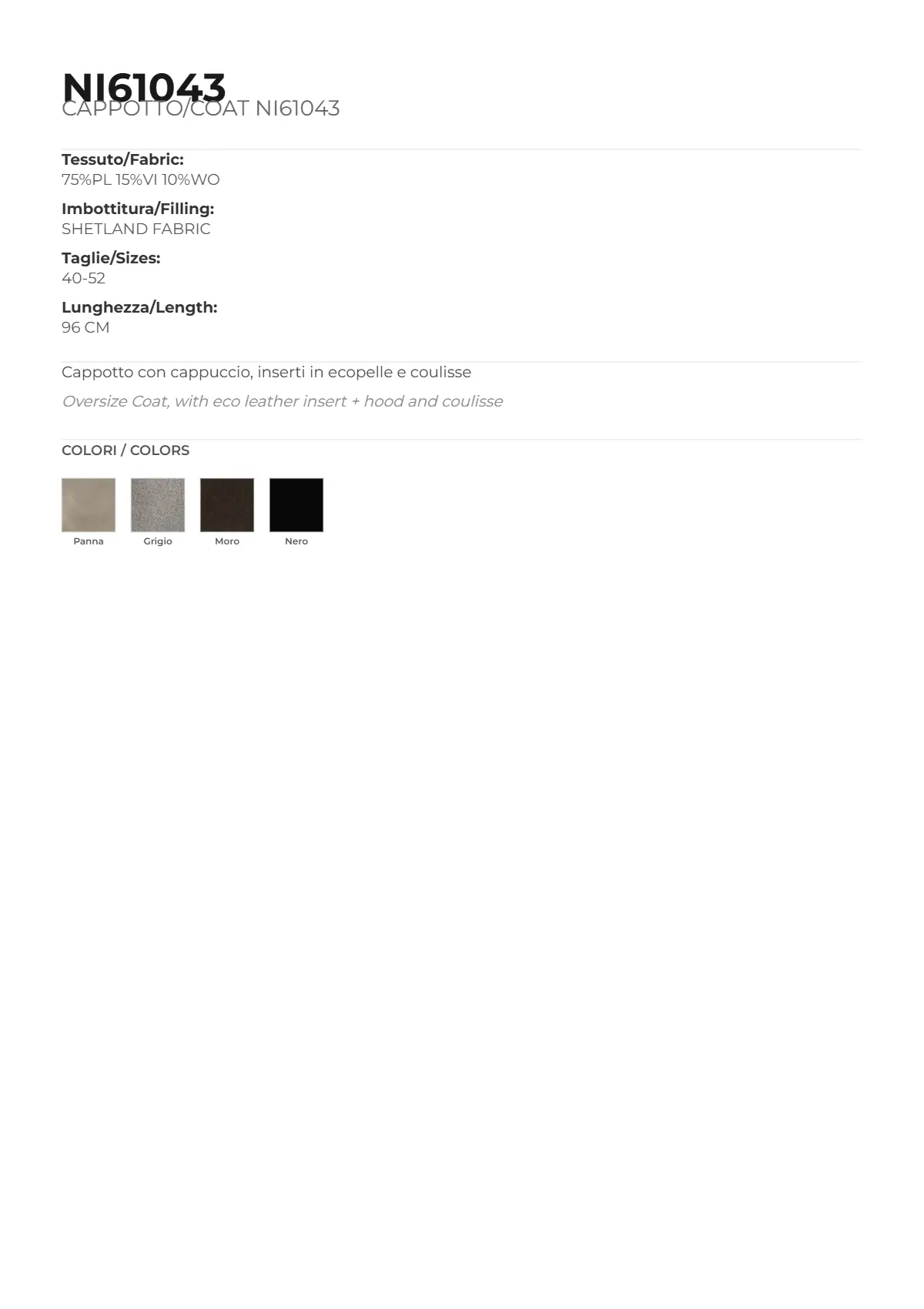 PARKA MOD. NI61043 - immagine 6