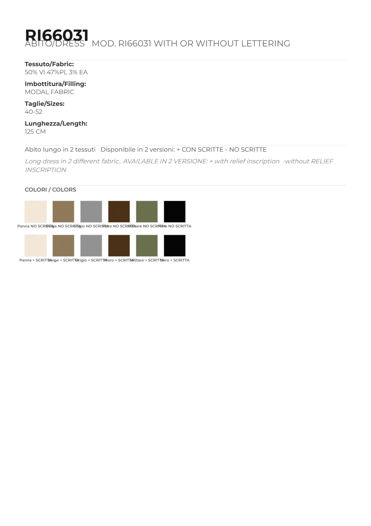 ABITO/DRESS MOD.RI66031 - Image 6