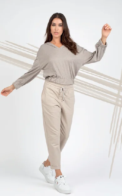 BLUSA LUREX PIQUET C/CAPP E ELASTICO