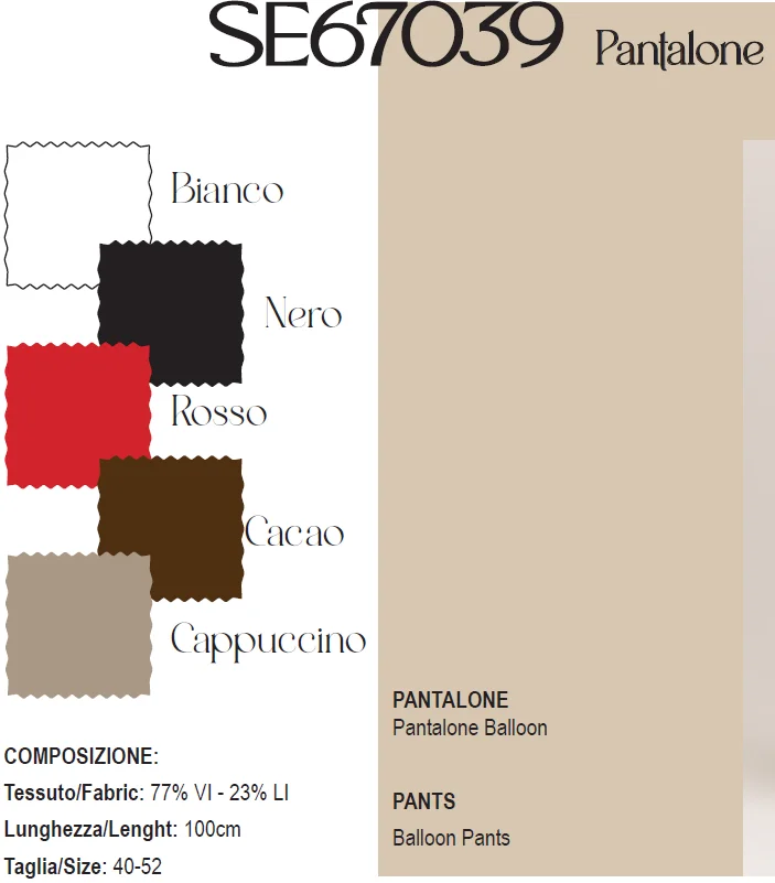 PANTALONE MOD. SE67039 - Image 2