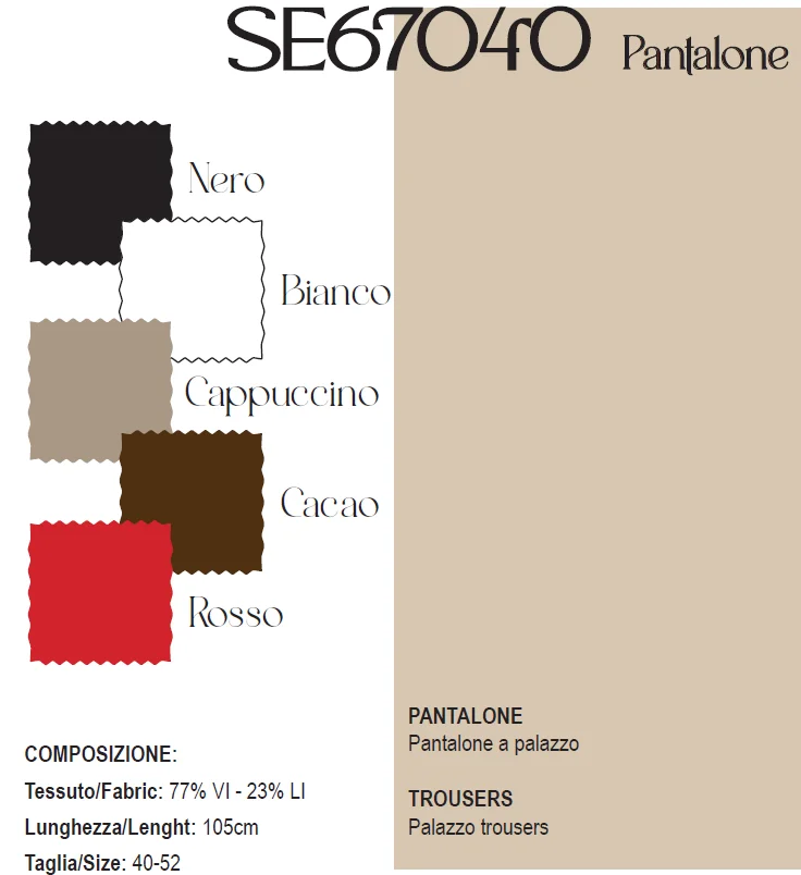 PANTALONE MOD. SE67040 - Image 2