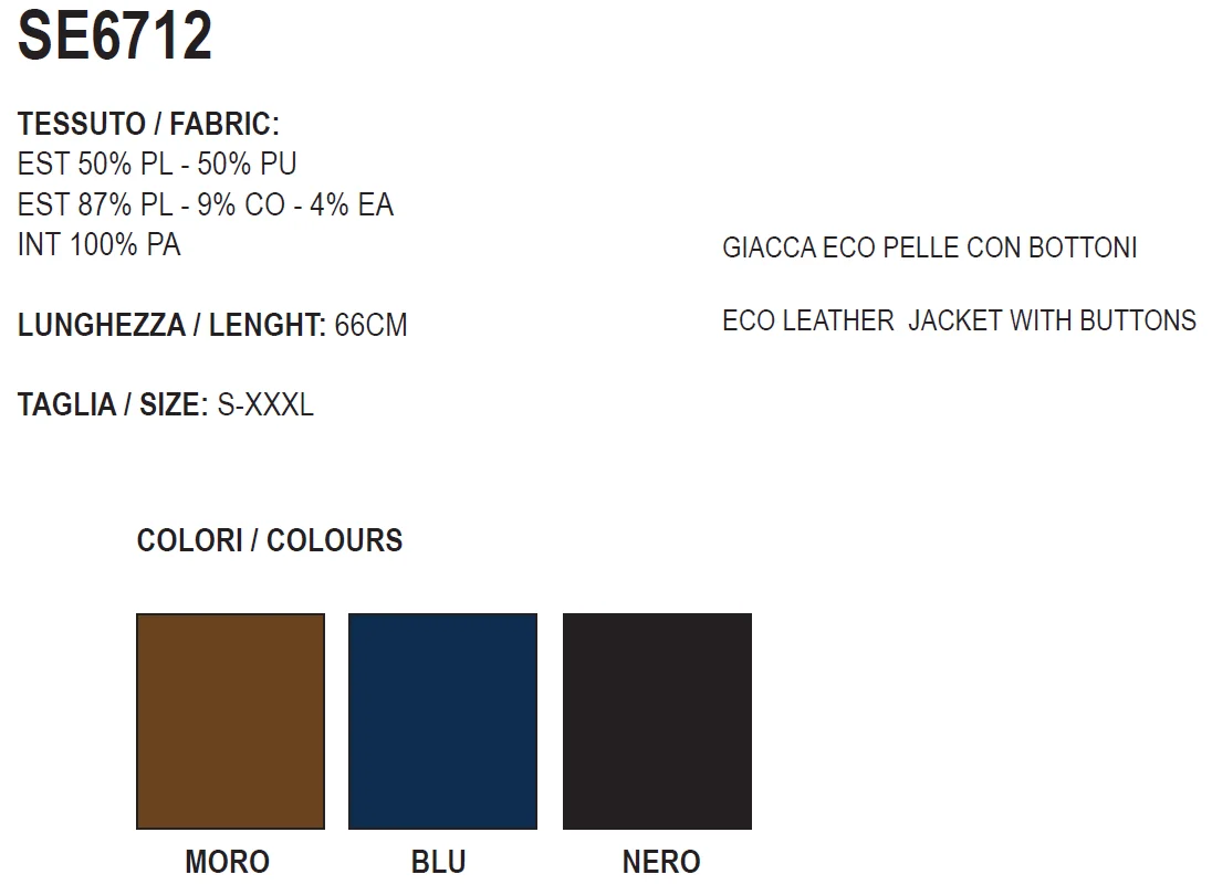 GIUBBINO/JAC MOD. SE6712CM - Image 2