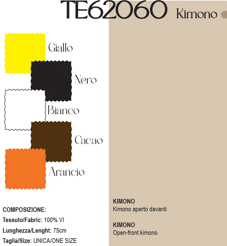 KIMONO MOD. TE62060CM - immagine 2