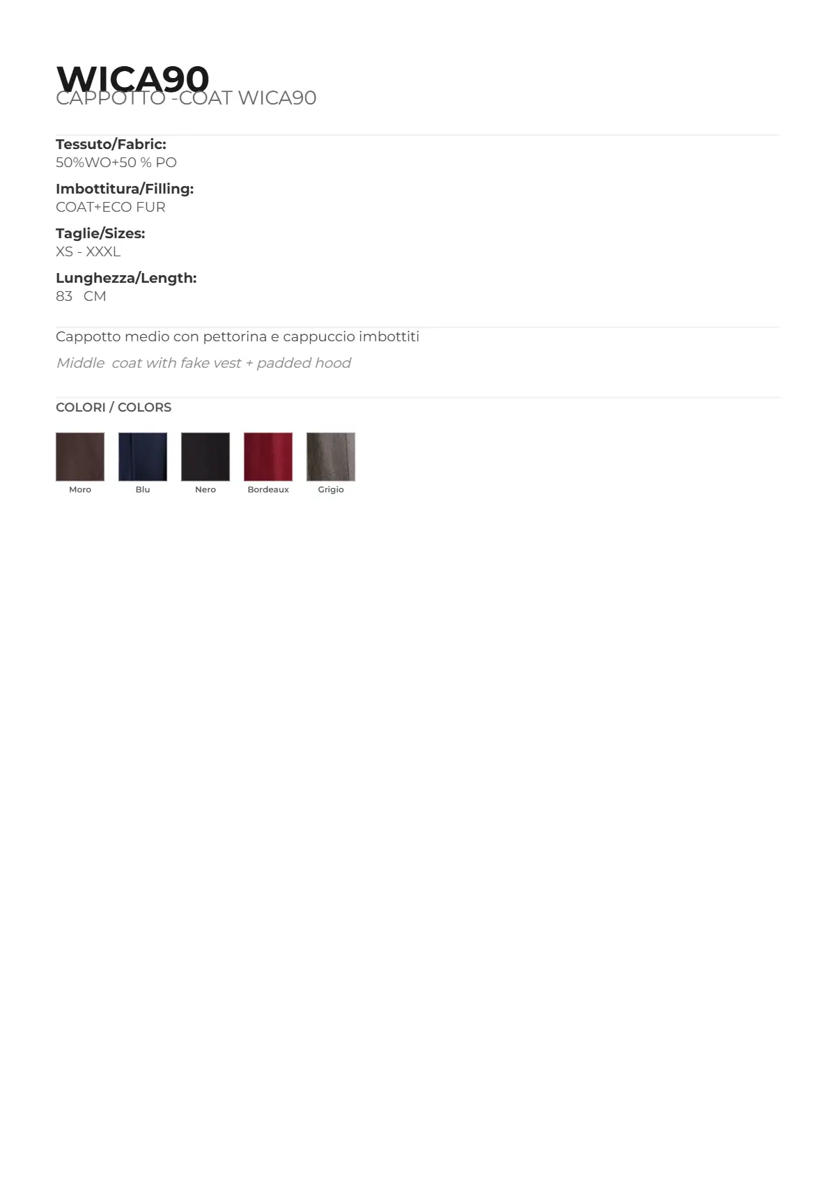 CAPPOTTO MOD.WICA90 - immagine 5