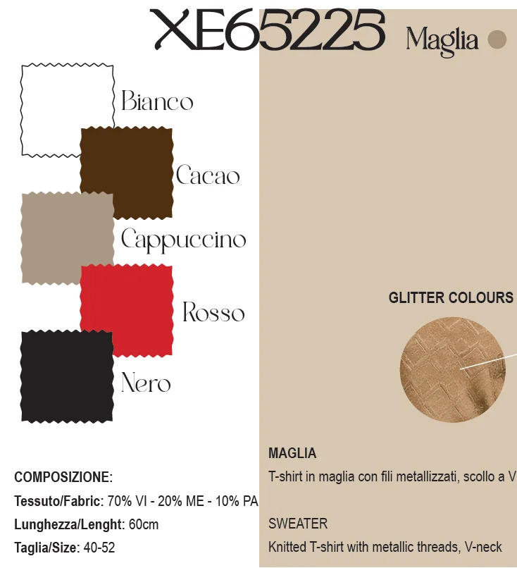 MAGLIA SCOLLO V MOD.XE65225 - Image 2