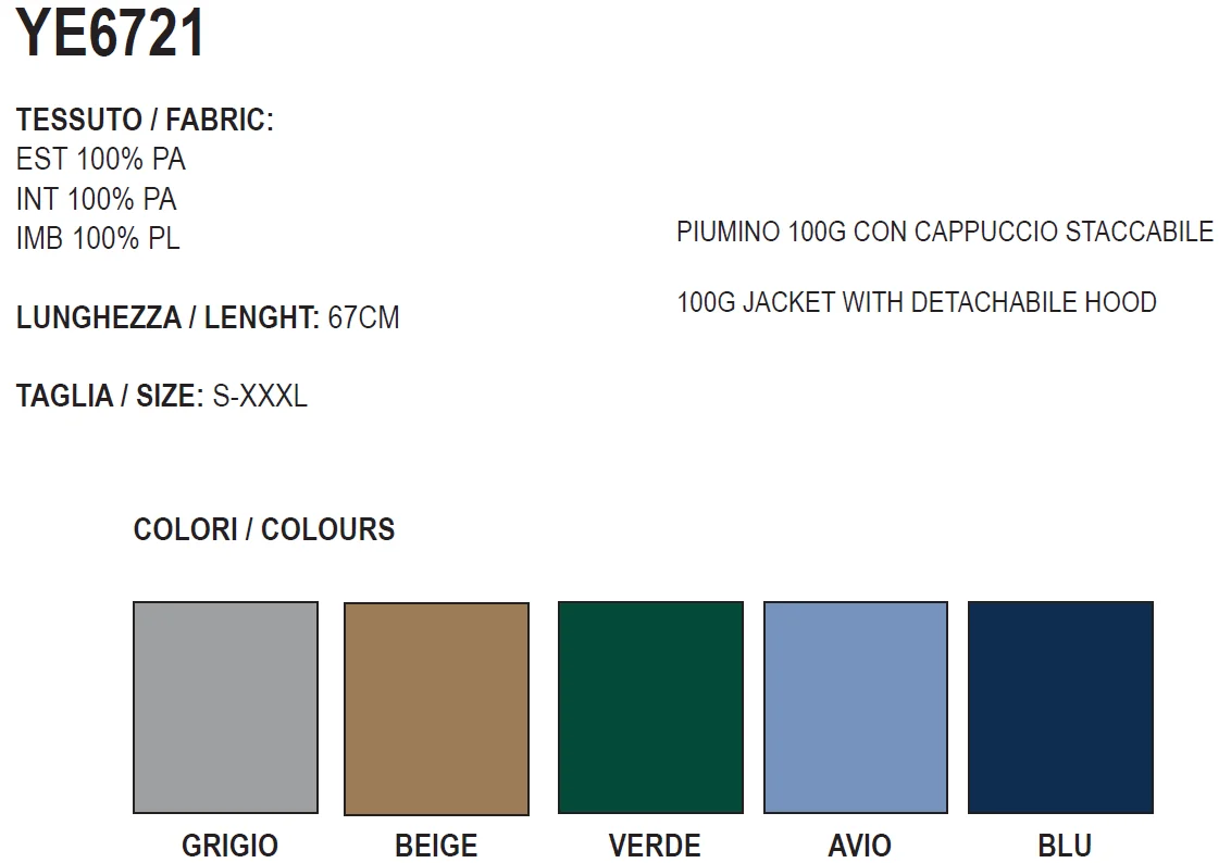 GIUBBINO/JAC MOD. YE6721CM - Image 2