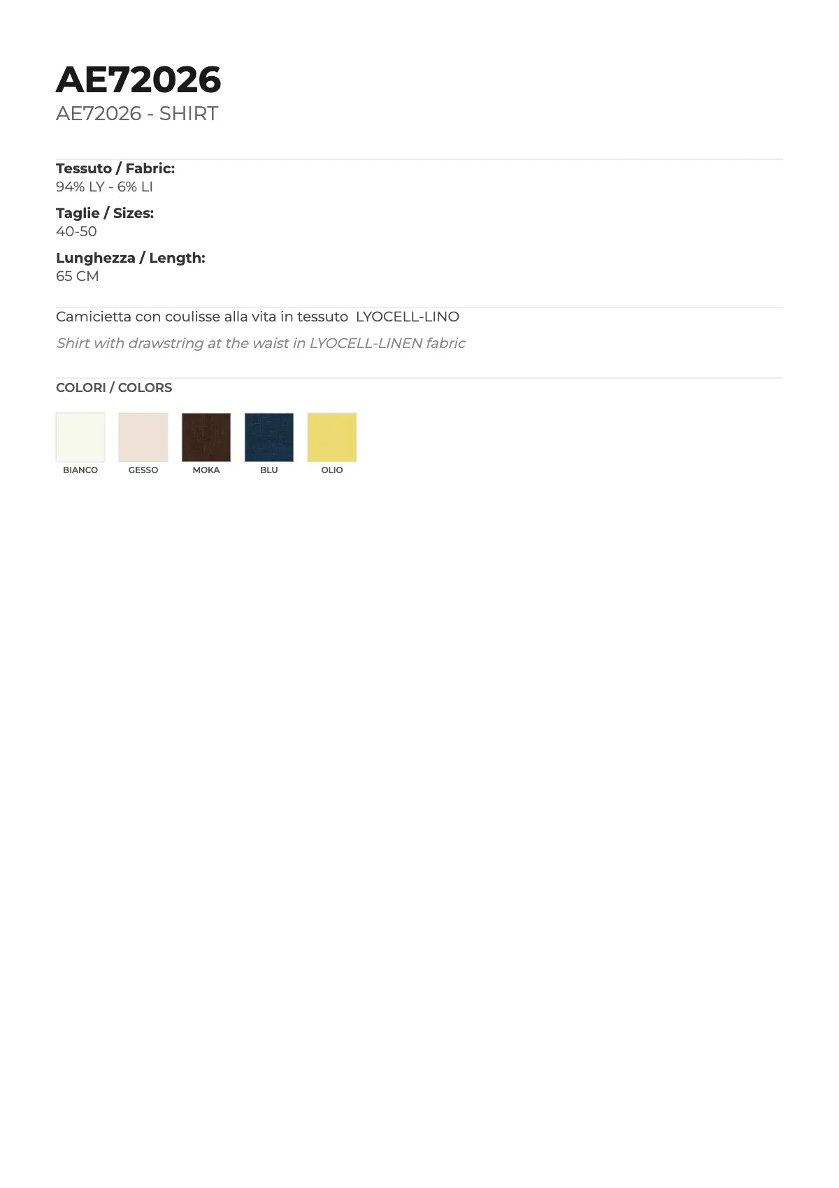 CAMICIETTA MOD. AE72026 - Image 6