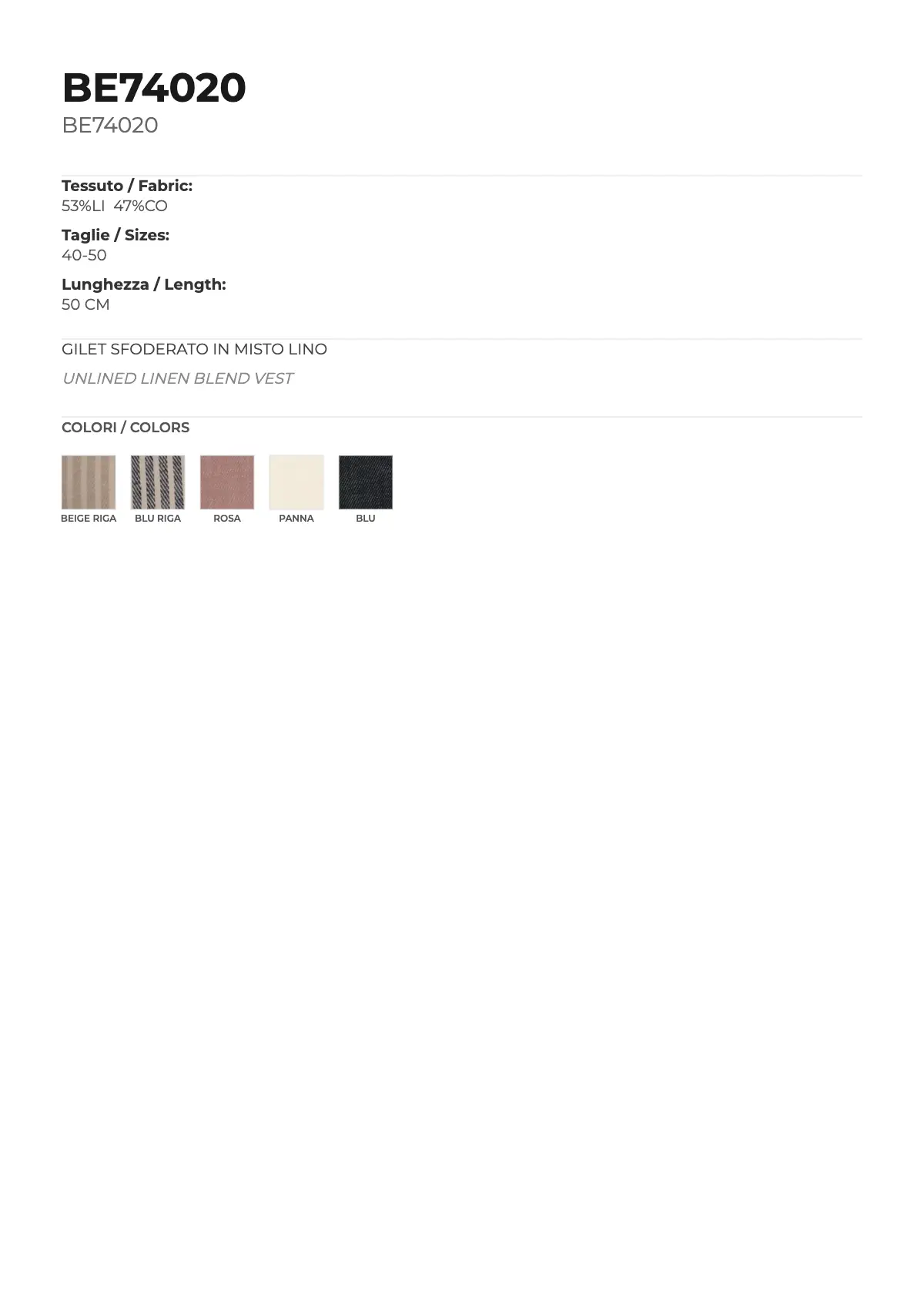 GILET MOD. BE74020 - Image 6