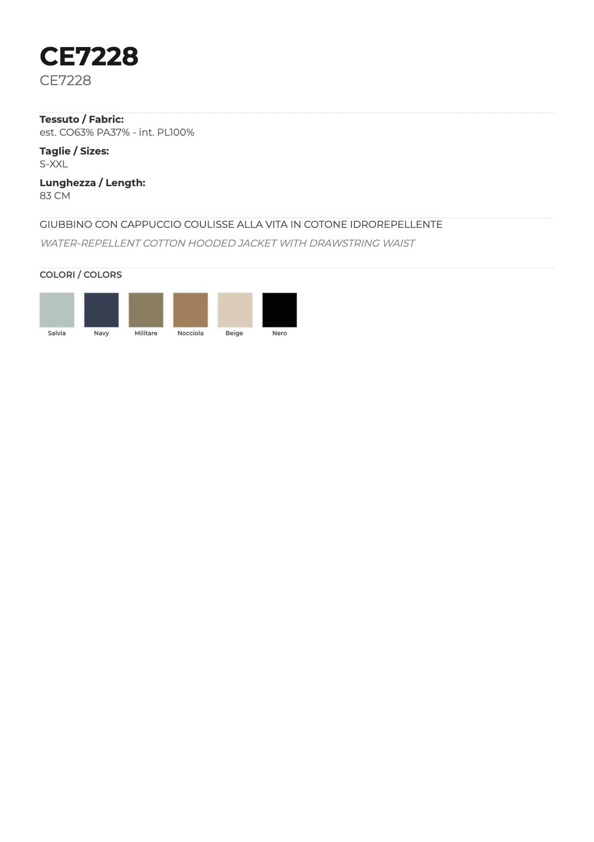 GIUBBINO MOD. CE7228 - Image 6