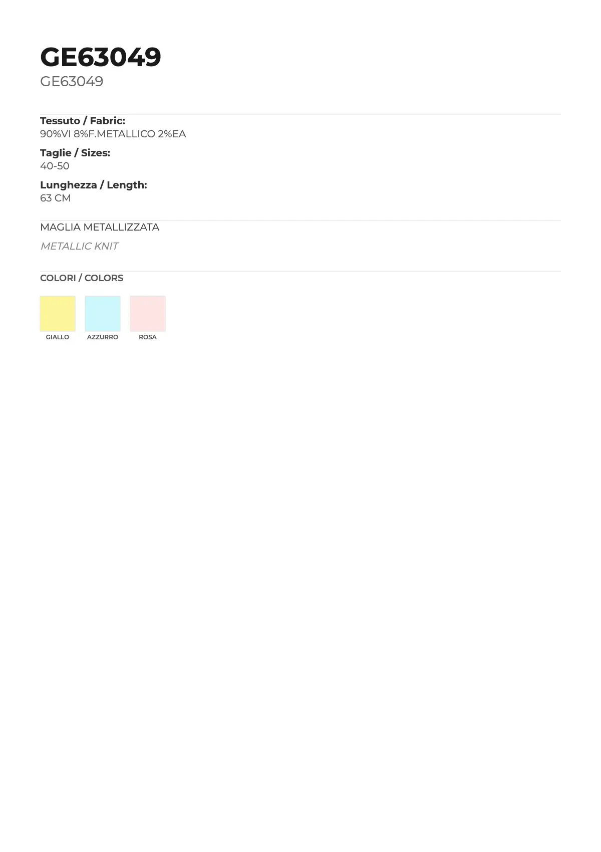 MAGLIA MOD. GE63049 - Image 6