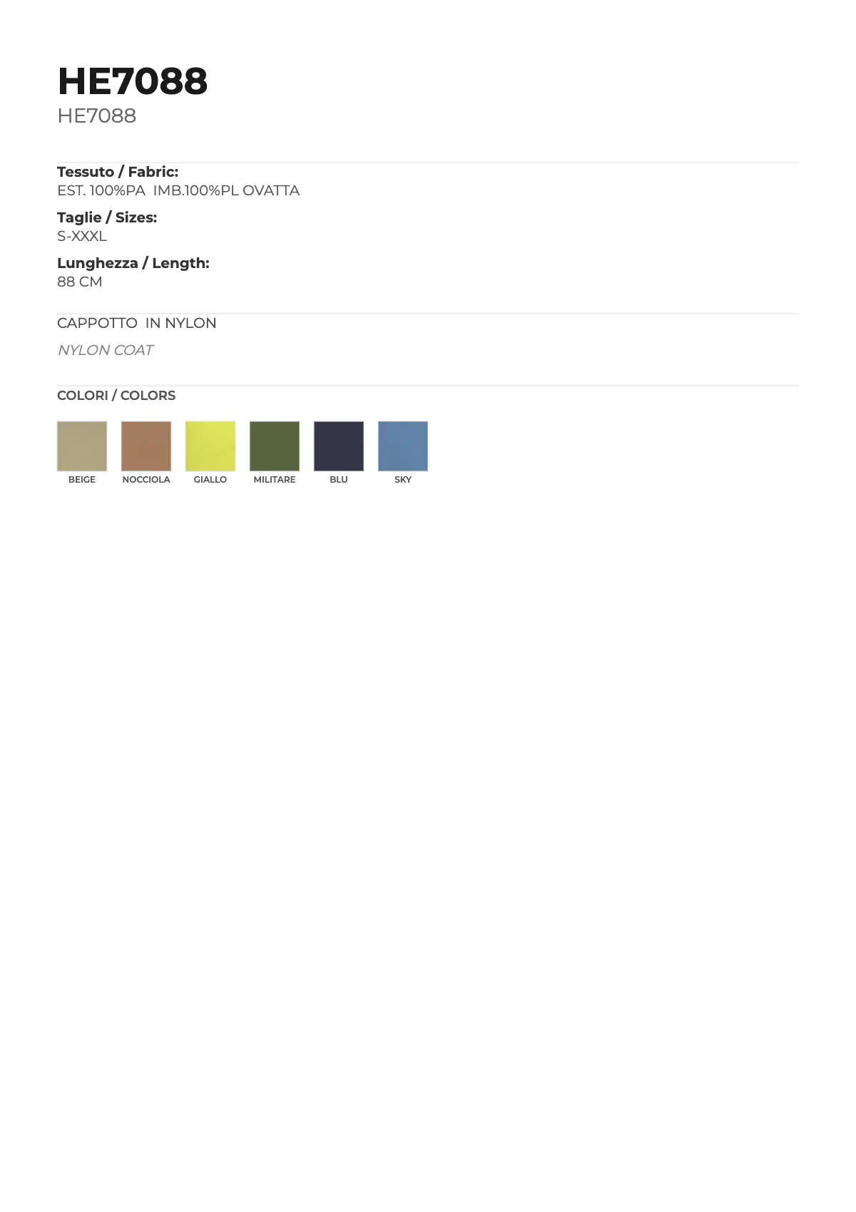 CAPPOTTO MOD. HE7088 - Image 6
