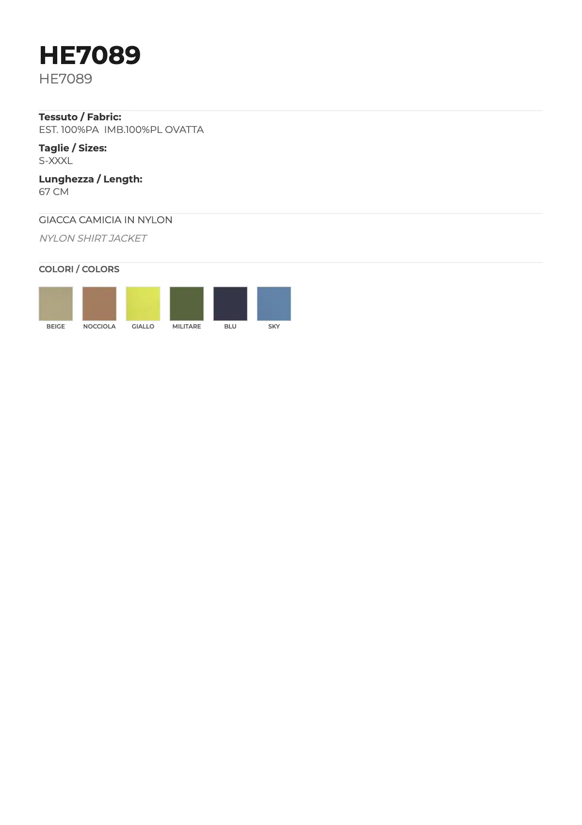 GIACCA MOD. HE7089 - Image 6