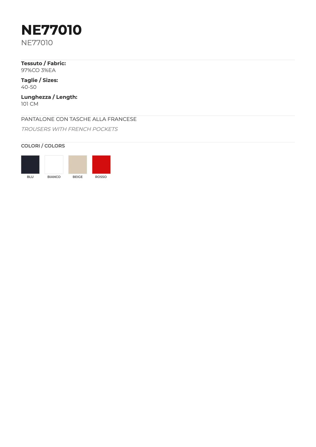 PANTALONE MOD. NE77010 - Image 6