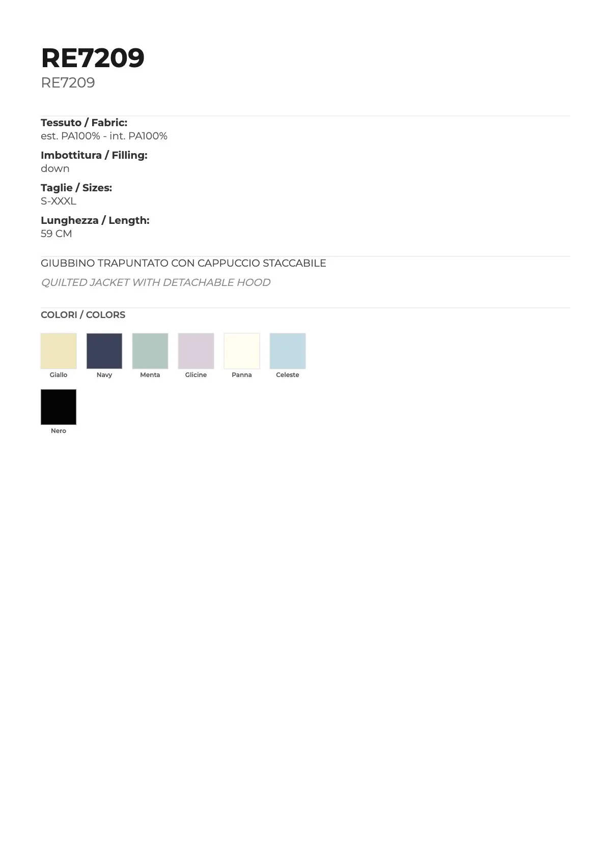 GIUBBINO MOD. RE7209 - Image 6
