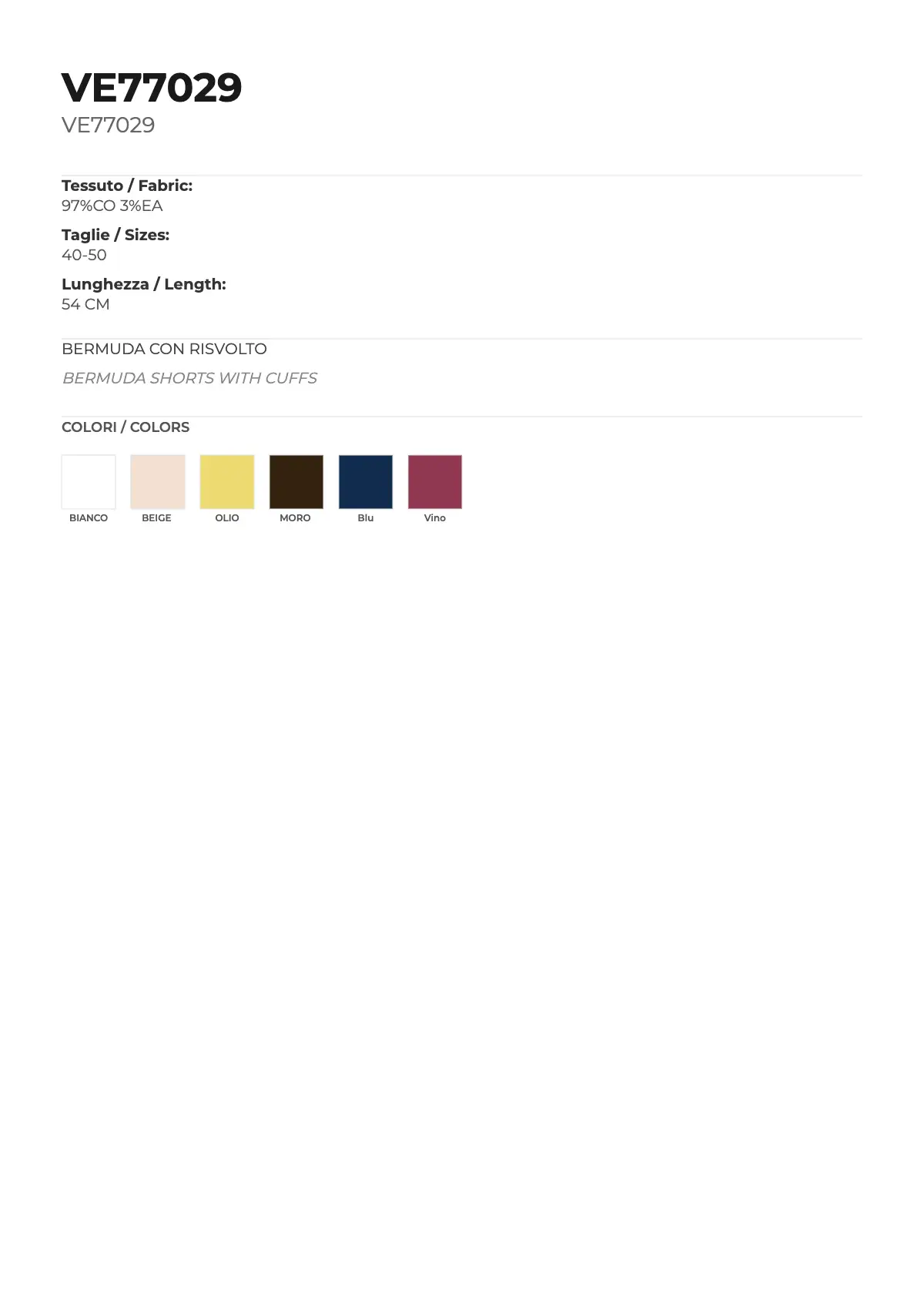 BERMUDA MOD. VE77029 - Image 6